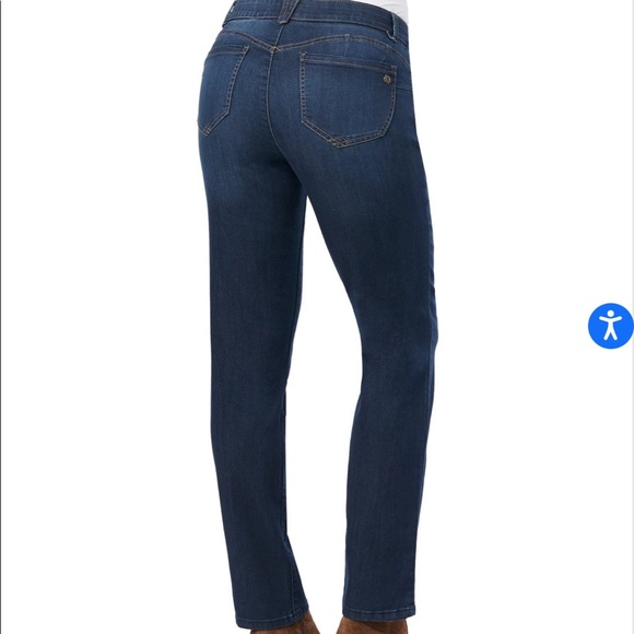 !!LAST CALL!!Democracy Indigo Straight Jeans Sz 12 - Picture 2 of 13